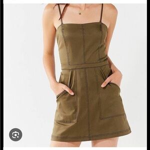 Urban Outfitters Khaki Mini Dress